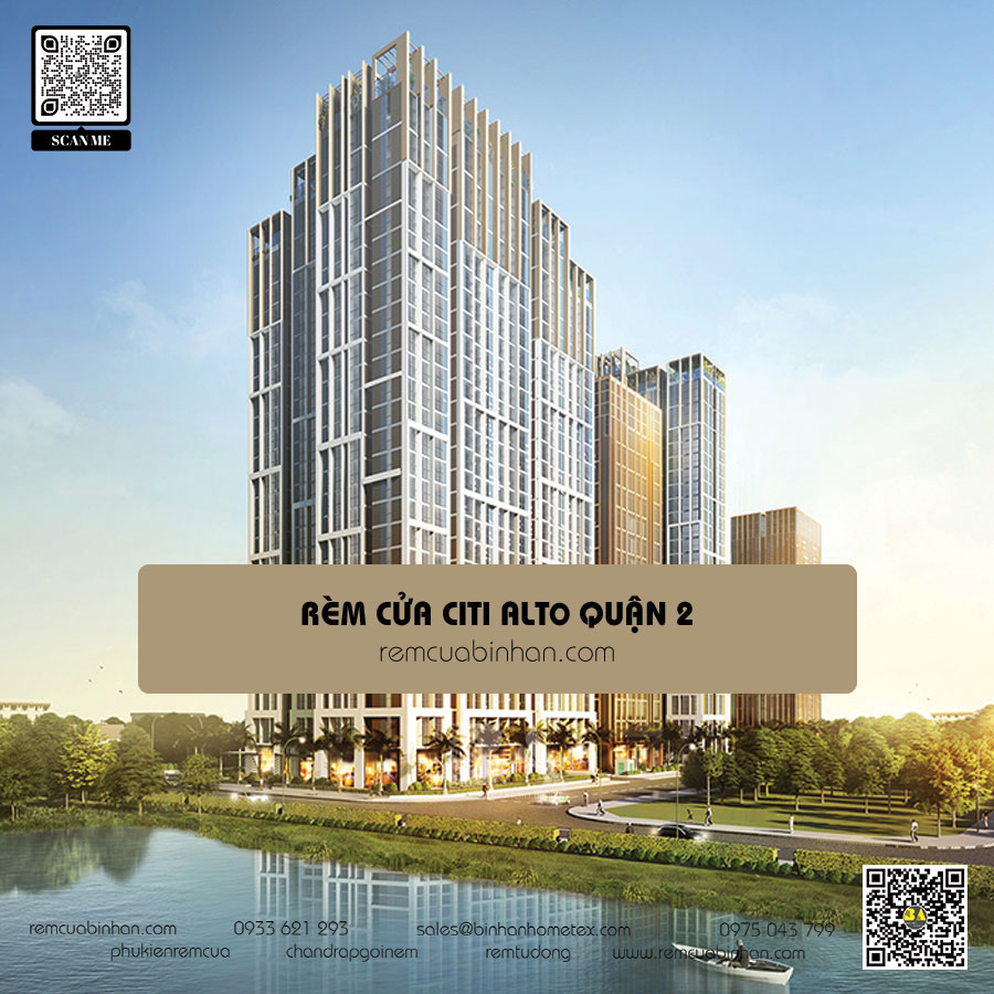 Rèm cửa cho căn hộ CitiAlto Quận 2 - Rèm cửa Bình An