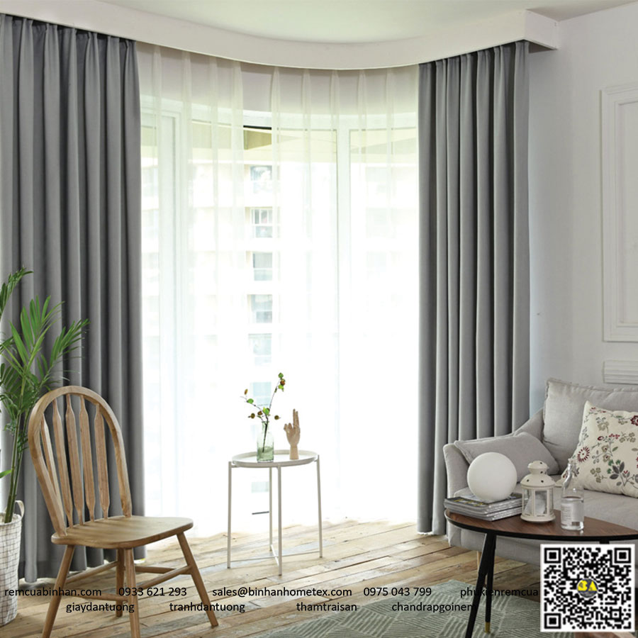 Rèm cửa cho căn hộ Grand Riverside Quận 4
