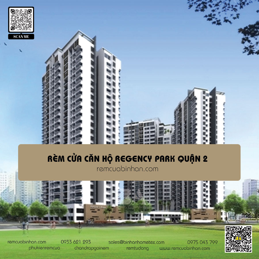 Rèm cửa cho căn hộ Regency Park cao cấp