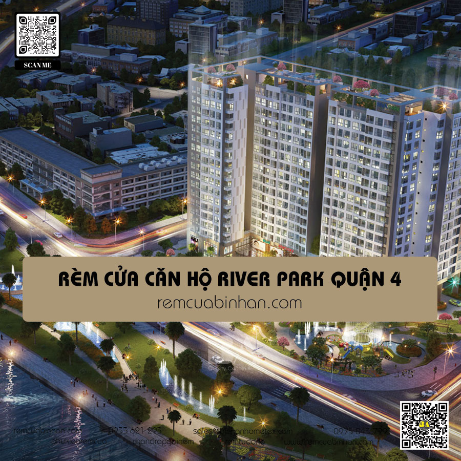 Rèm cửa cho căn hộ Riva Park