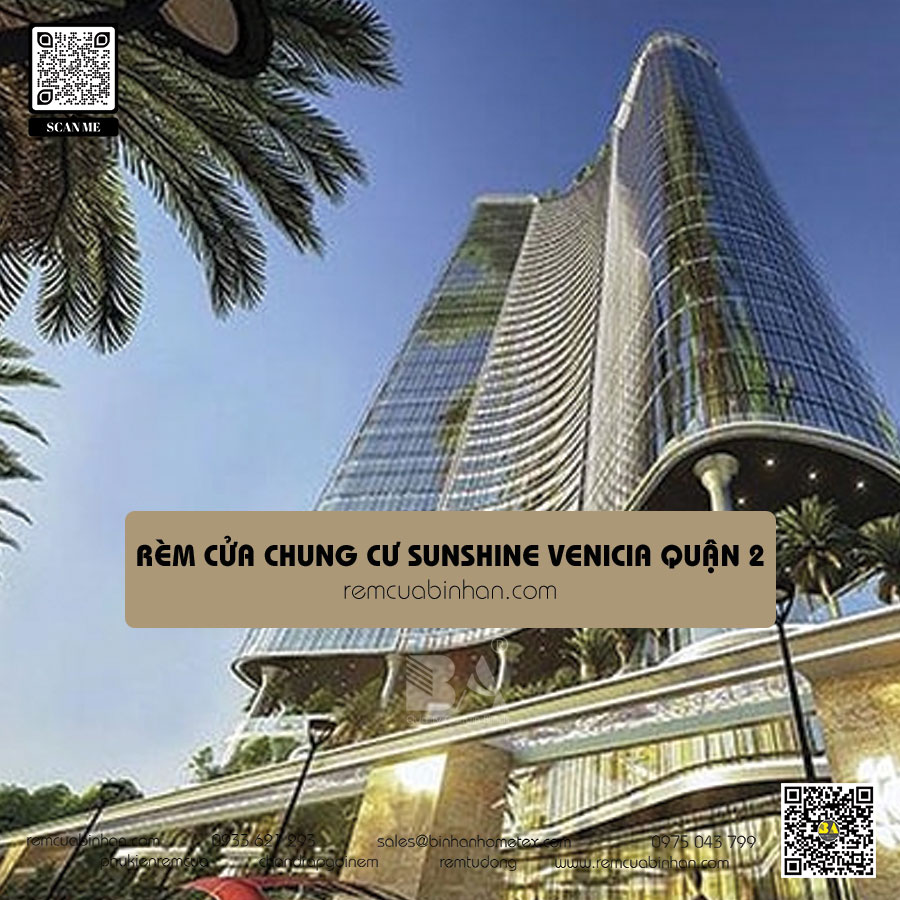 Rèm cửa cho căn hộ Sunshine Venicia tại quận 2