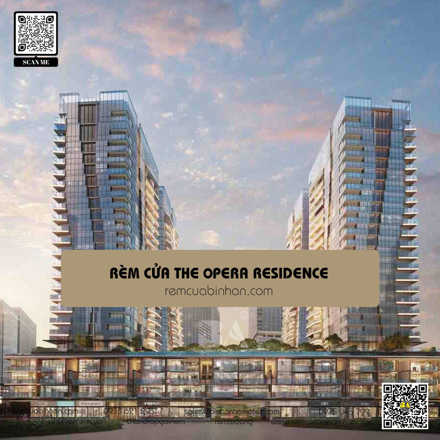 Rèm cửa cho căn hộ The Opera Residence - Chất lượng và đa dạng mẫu mã