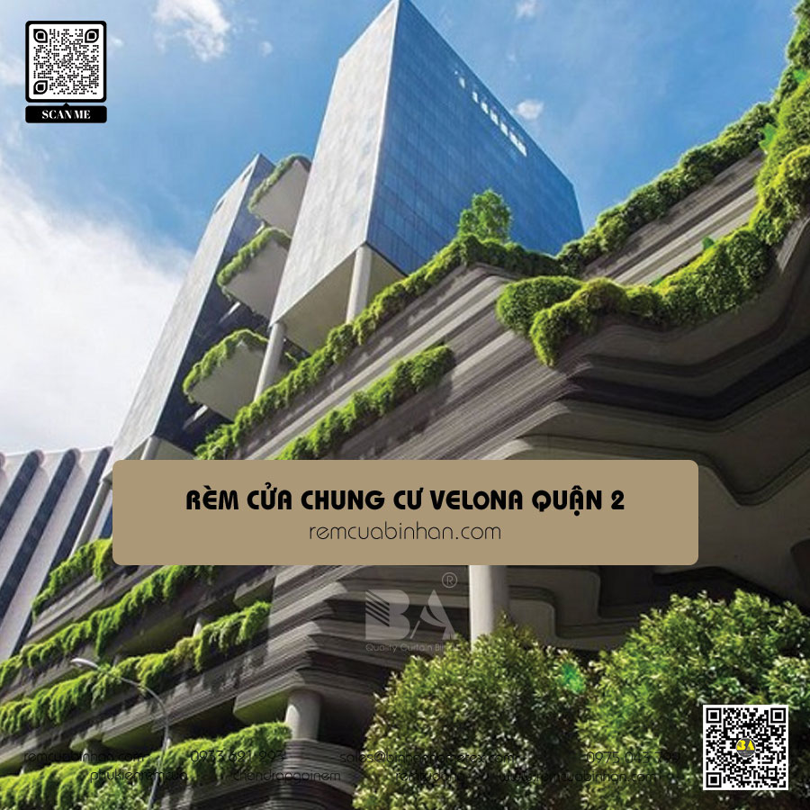 Rèm cửa cho căn hộ Velona Quận 2: Tạo không gian sống hoàn hảo với rèm cửa Bình An