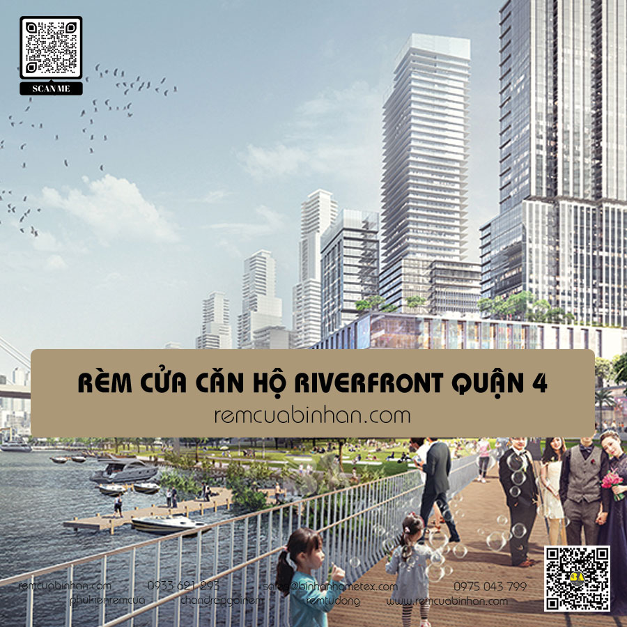 Rèm cửa cho dự án The Saigon Riverfront quận 4