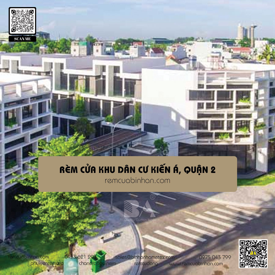 Rèm cửa cho Khu dân cư Kiến Á Quận 2 | Rèm cửa đẹp