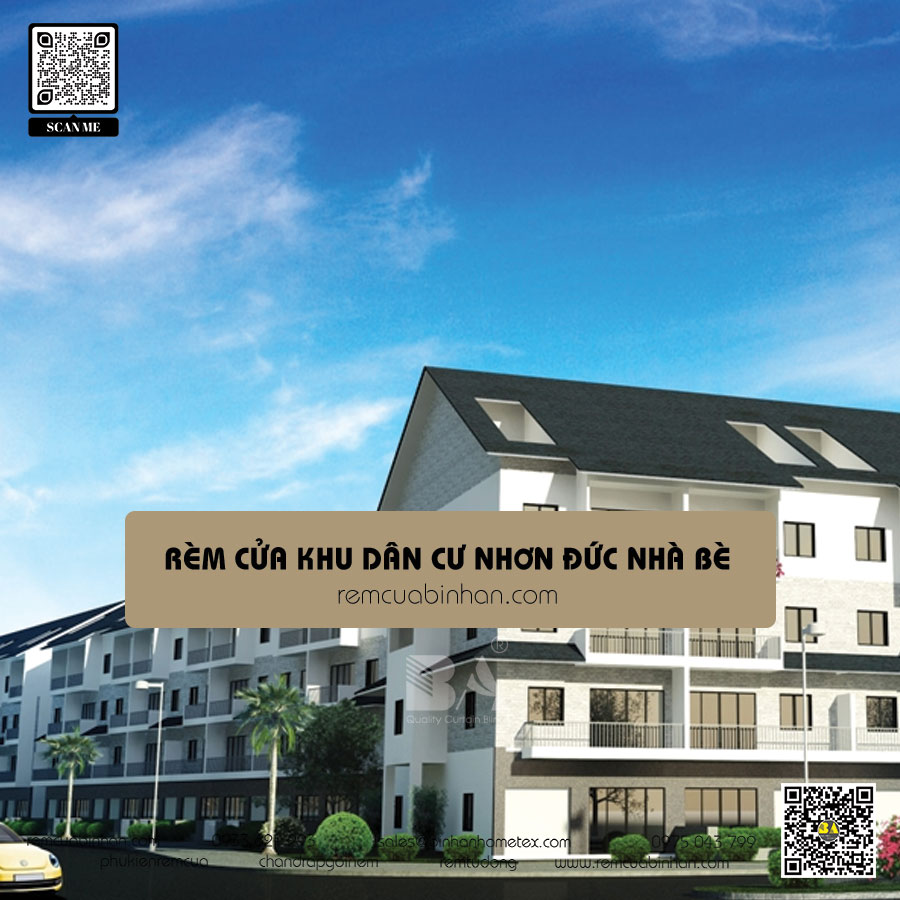 Rèm cửa cho Khu dân cư Nhơn Đức