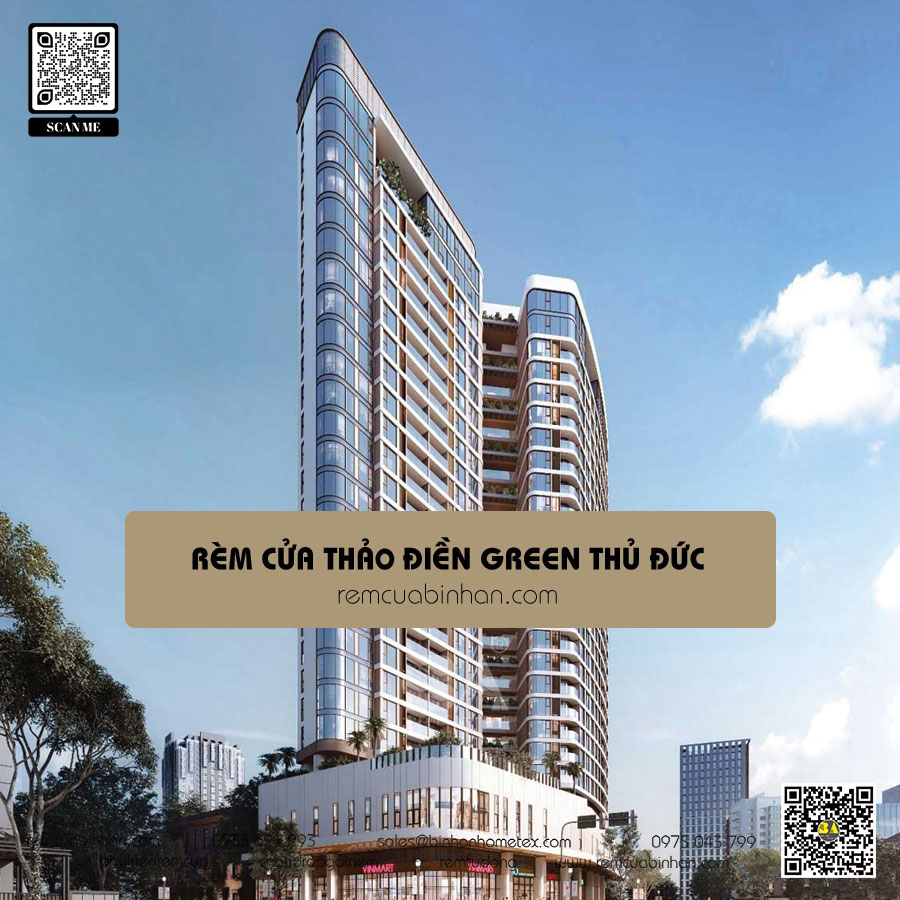 Rèm cửa chung cư Thảo Điền Green Thủ Đức