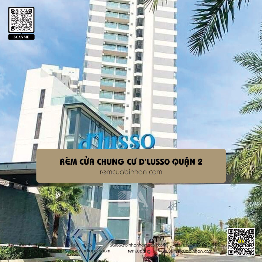 Rèm cửa dành cho căn hộ D’Lusso