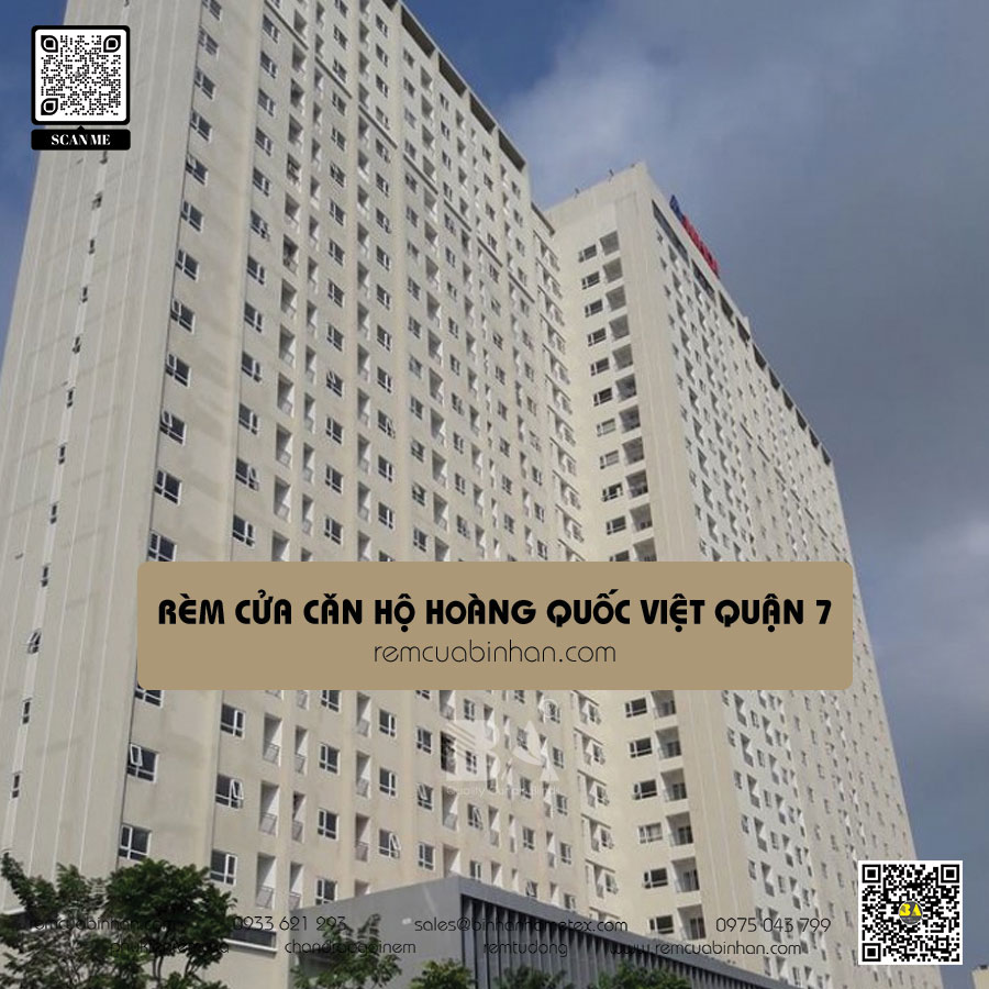 Rèm cửa đẹp cho căn hộ Hoàng Quốc Việt