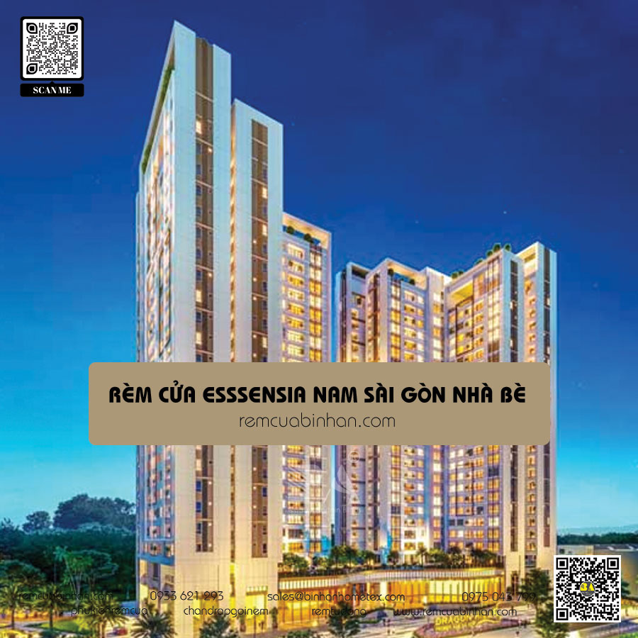 Rèm cửa Essensia Nam Sài Gòn Nhà Bè - remcuabinhan