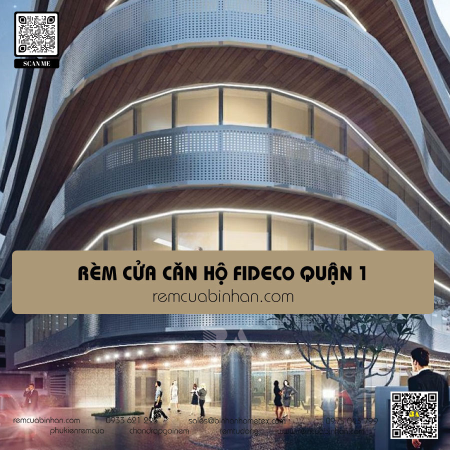 Rèm cửa Fideco Quận 1 | Tạo phong cách tinh tế