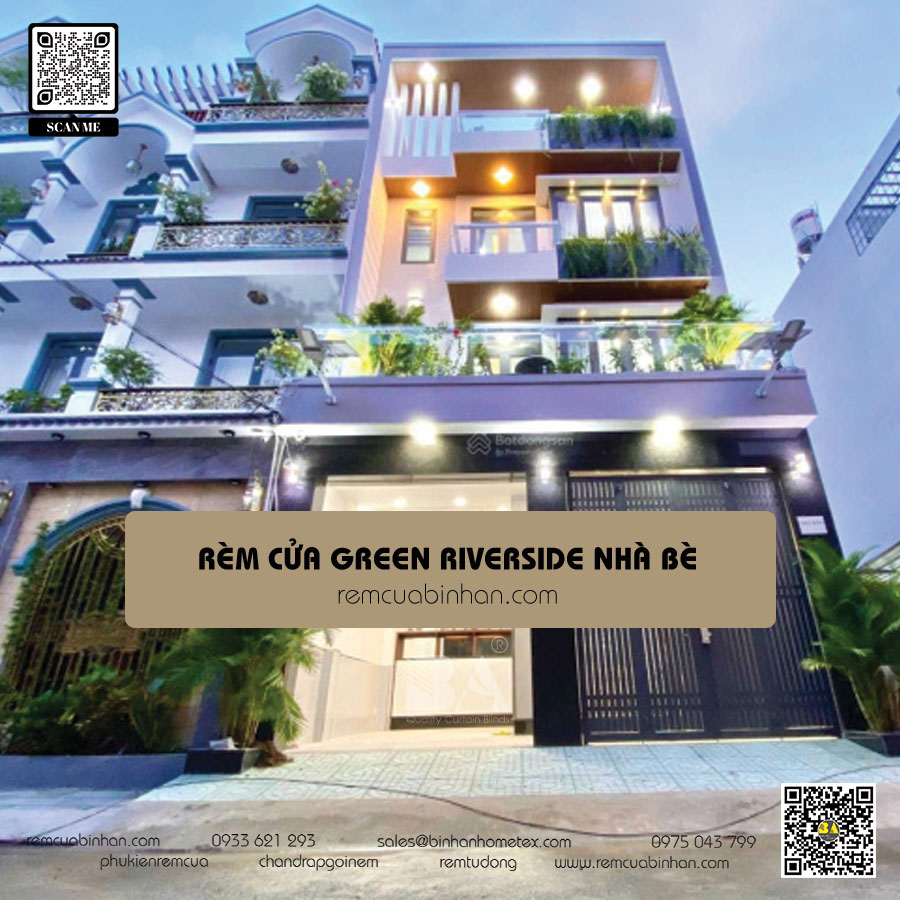 Rèm cửa Green Riverside Nhà Bè - Nhận báo giá miễn phí