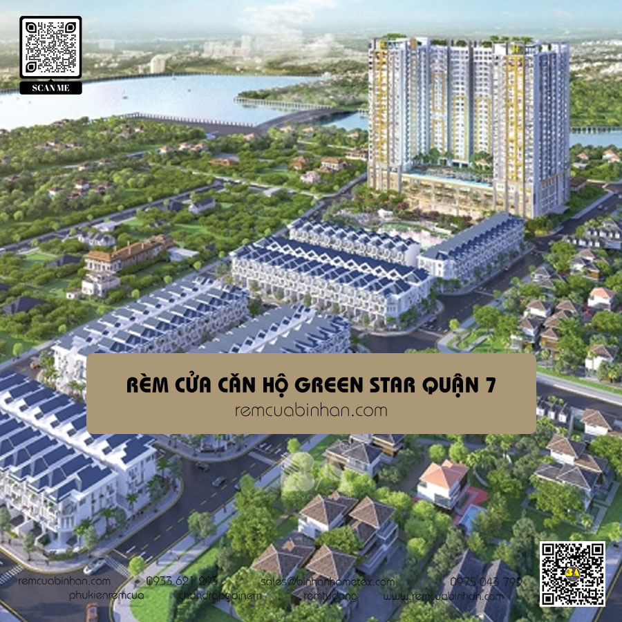 Rèm cửa Green Star Sky Garden Quận 7 - Rèm cửa đẹp