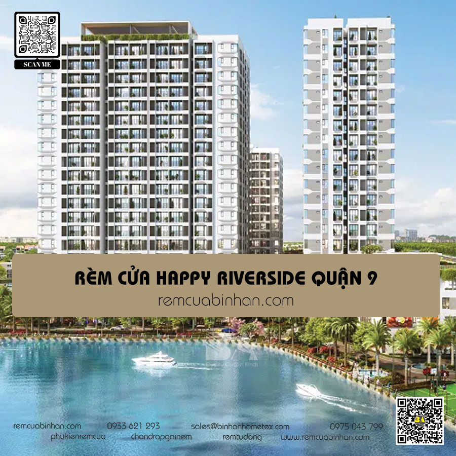  Rèm cửa Happy Riverside Quận 9 -  Màn cửa đẹp quận Thủ Đức