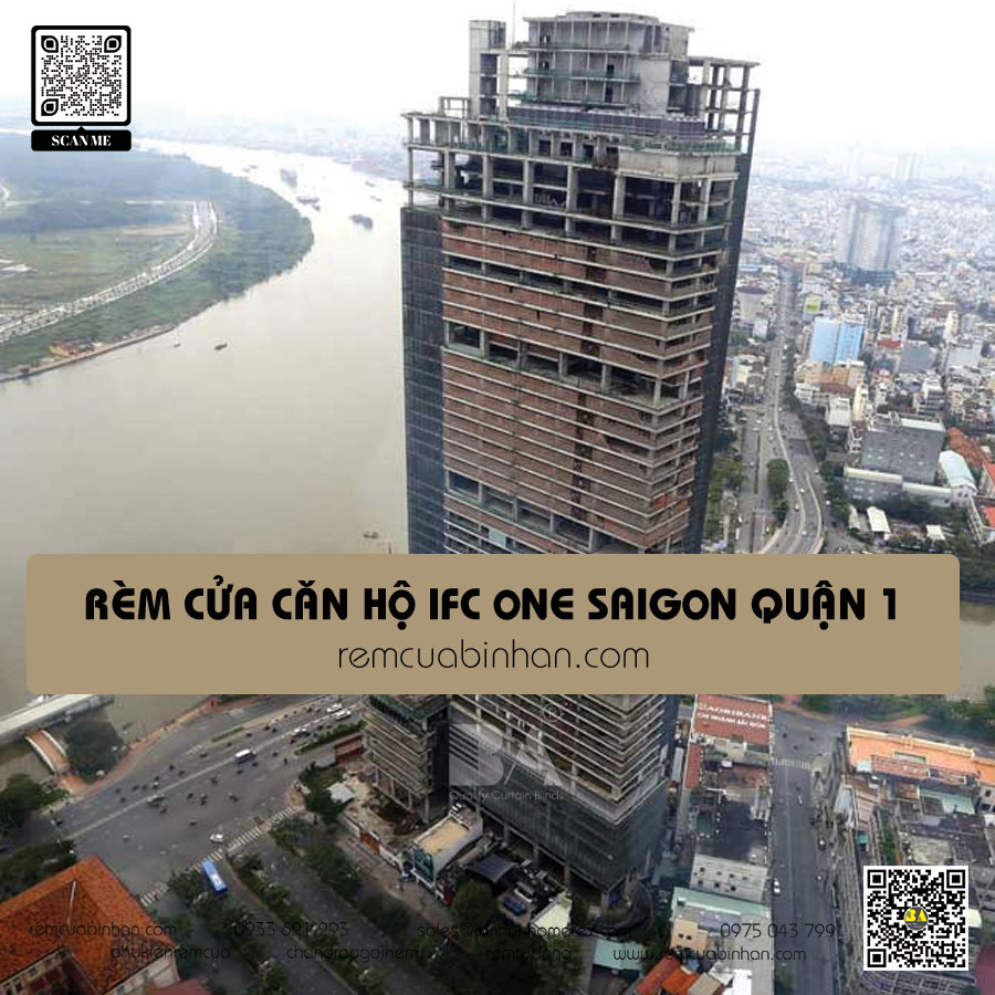 Rèm cửa IFC One Saigon Quận 1 | Đẳng cấp chuyên nghiệp