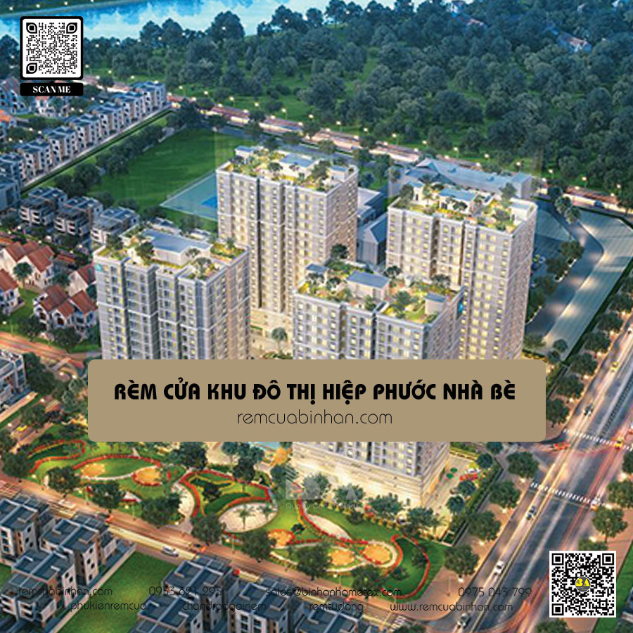 Rèm cửa Khu đô thị Hiệp Phước Nhà Bè - Đa dạng mẫu mã