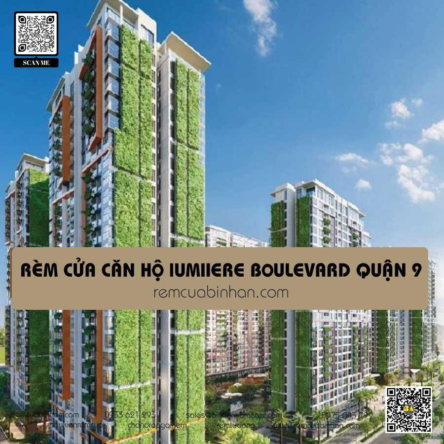 Rèm cửa Lumiere Boulevard - Vinhomes Grand Park Thủ Đức