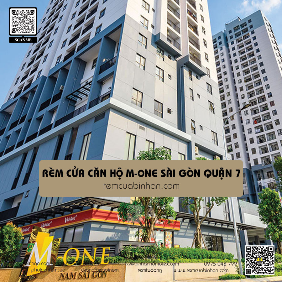 Rèm cửa M-one Nam Sài Gòn - Nhận báo giá ngay hôm nay