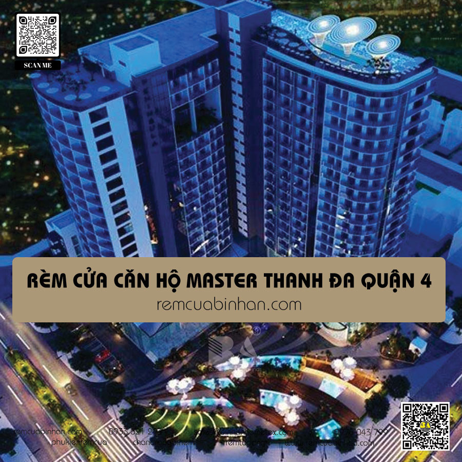 Rèm cửa Masteri Thanh Đa - Giá rẻ, chất lượng tốt