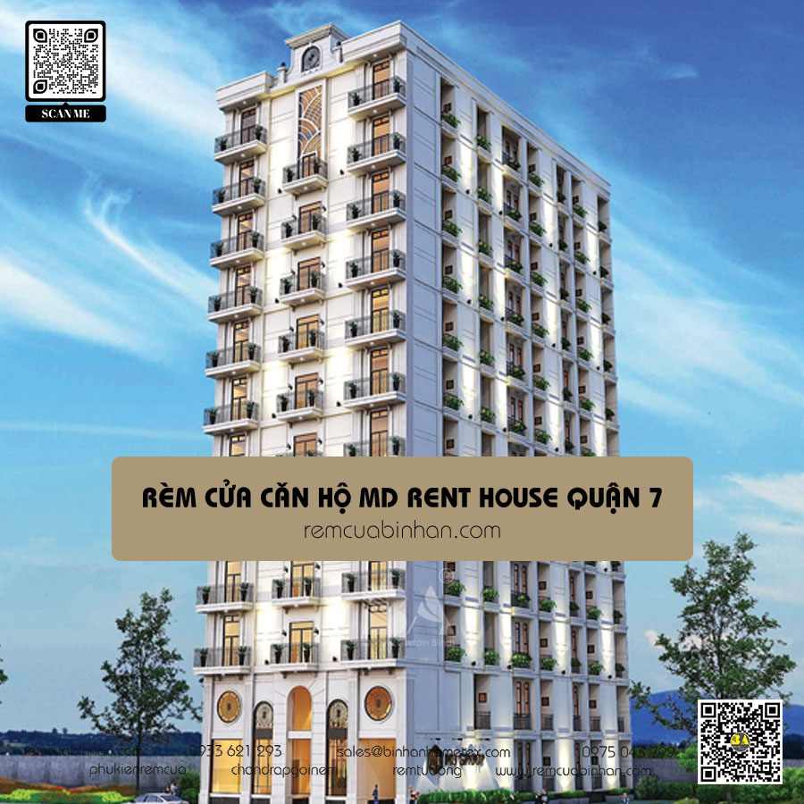 Rèm cửa MD Rent House Tân Mỹ Quận 7 - Đa dạng