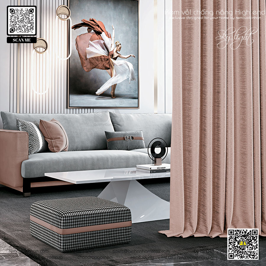 Rèm cửa Mega Ruby chất lượng, sang trọng - Giá tốt