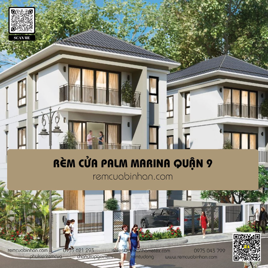 Rèm cửa Palm Marina Quận 9 chất lượng, giá tốt