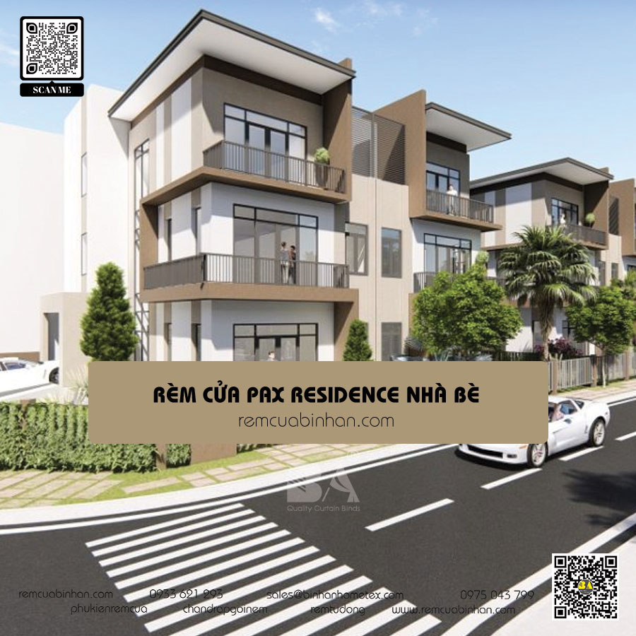 Rèm cửa Pax Residence Nhà Bè - Tư vấn thiết kế & thi công