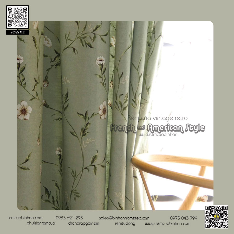 Rèm cửa phong cách Indochine: Mang hơi thở Đông Dương vào không gian sống