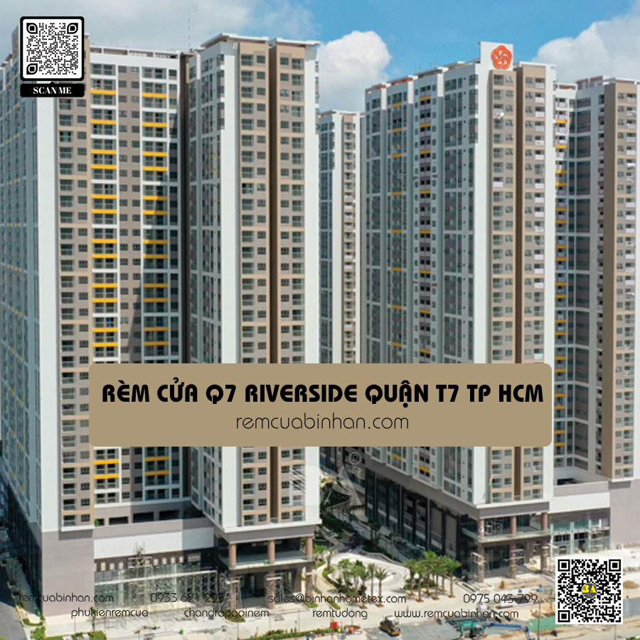 Rèm cửa Q7 SaiGon RiverSide chất lượng cao - Giá tốt nhất