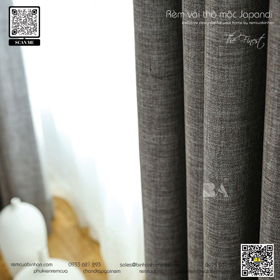 Rèm cửa sang trọng cho biệt thự Vivian Le Jardin