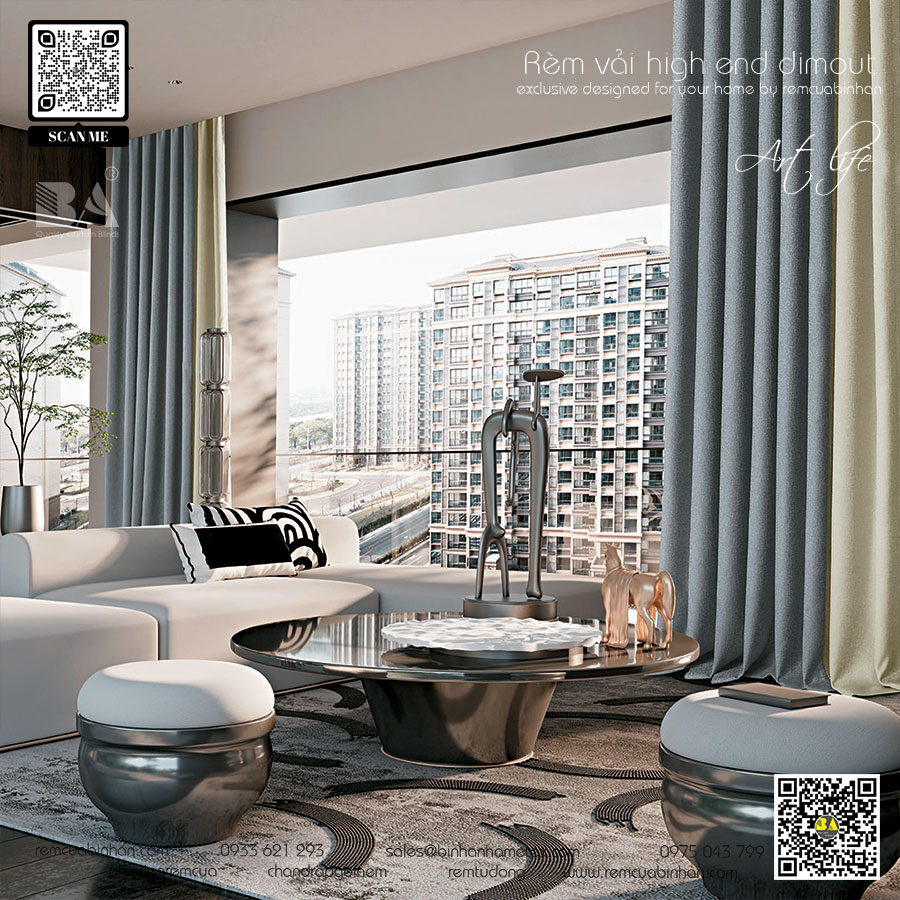 Rèm cửa Seaside City Kiên Giang - remcuabinhan.com