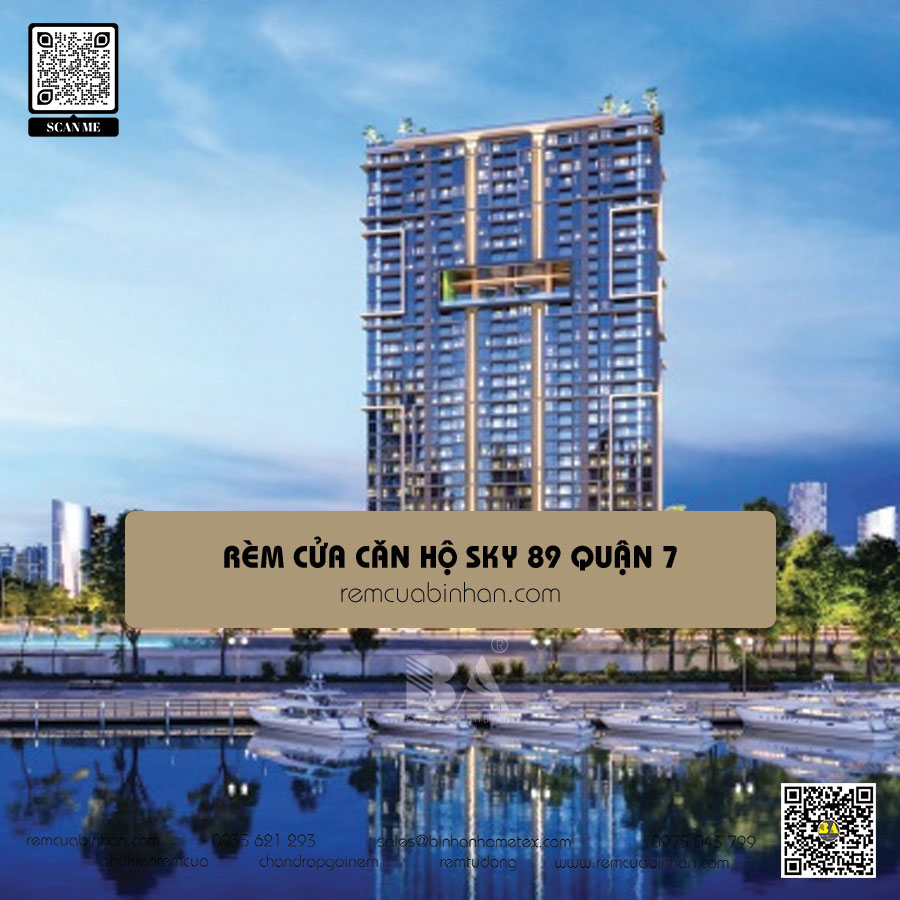 Rèm cửa Sky 89 An Gia quận 7 | Curtain chất lượng cao