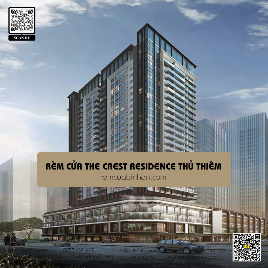 Rèm cửa The Crest Residence Thủ Thiêm - remcuabinhan