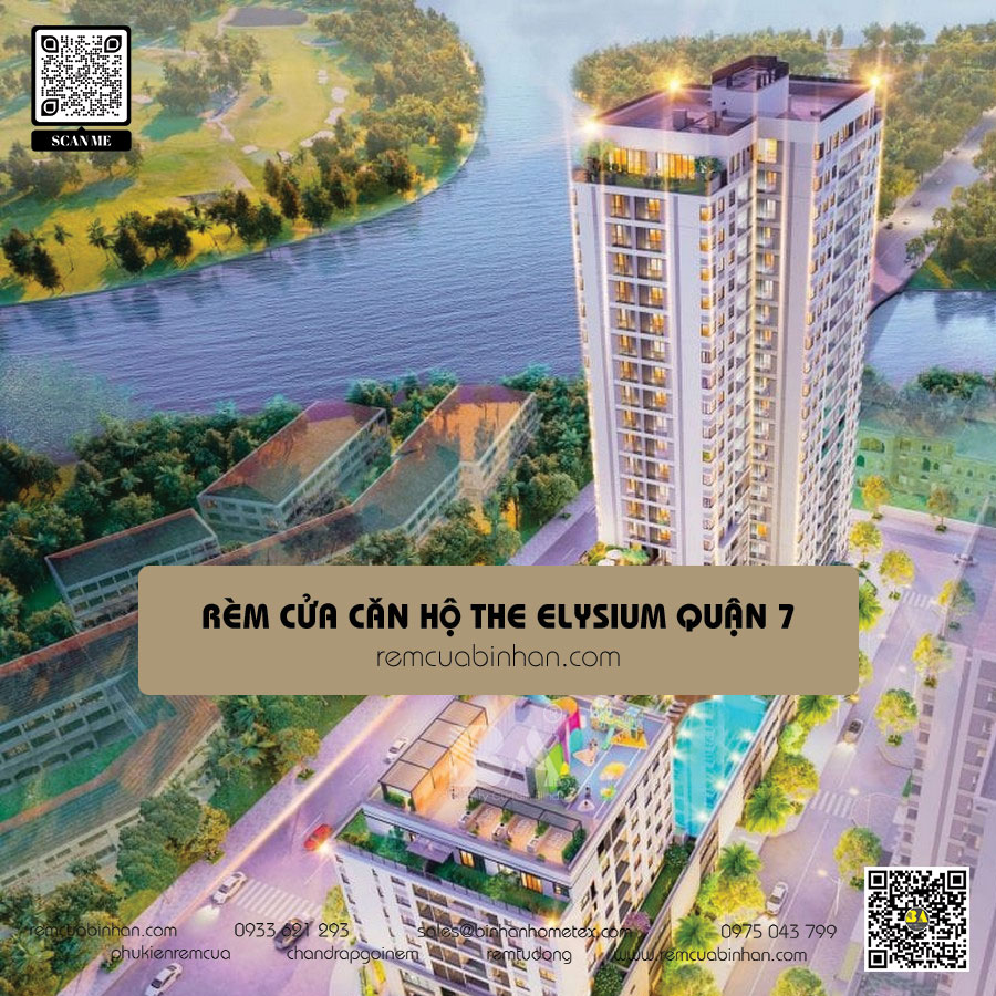Rèm cửa The Elysium Tower Quận 7 - Nhận báo giá miễn phí