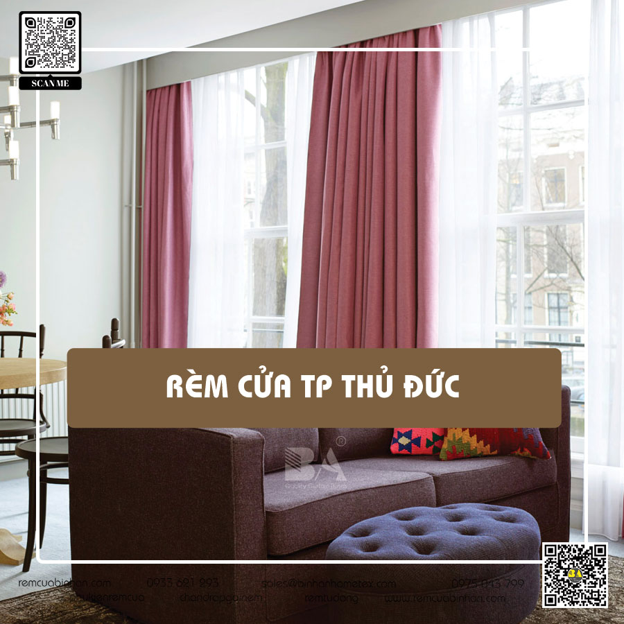Rèm cửa Thủ Đức May Màn Cửa Đẹp Quận Thủ Đức - Rèm Cửa Bình An