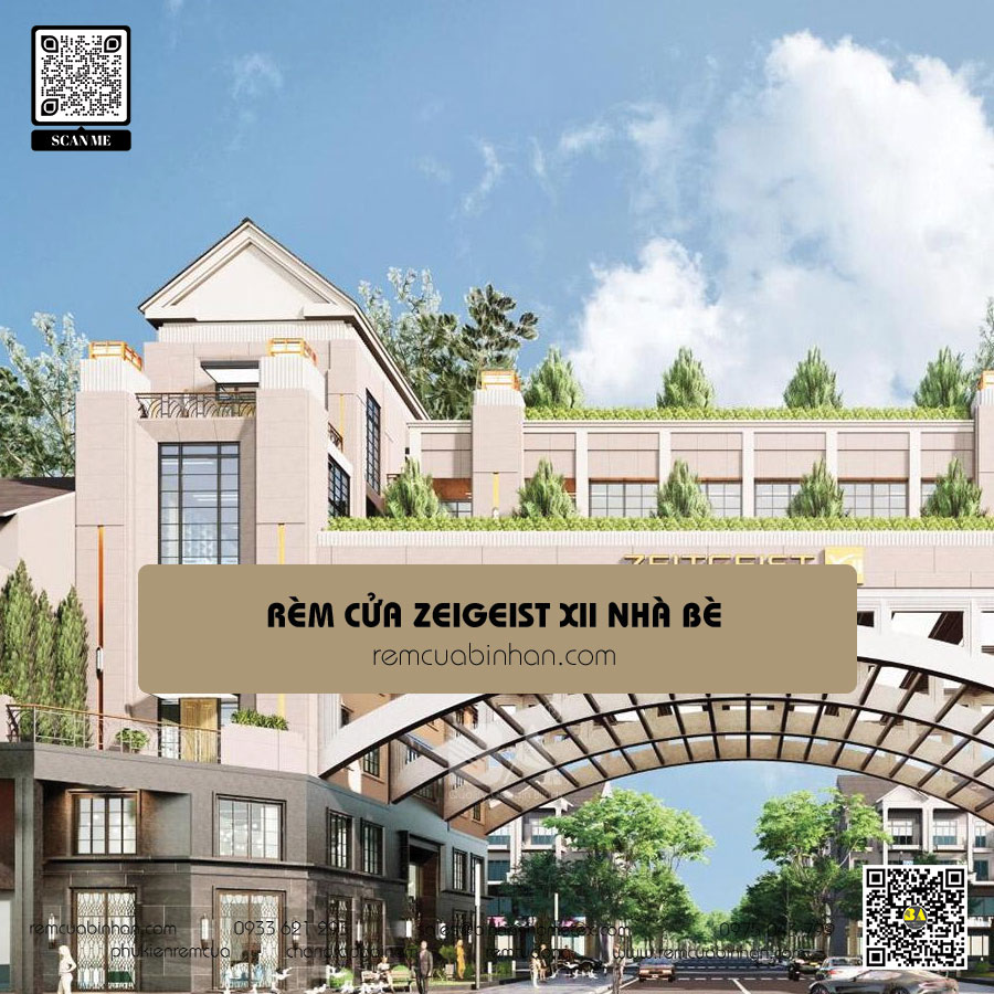 Rèm cửa Zeitgeist Xii Nhà Bè - rèm cửa đẹp tại Nhà Bè