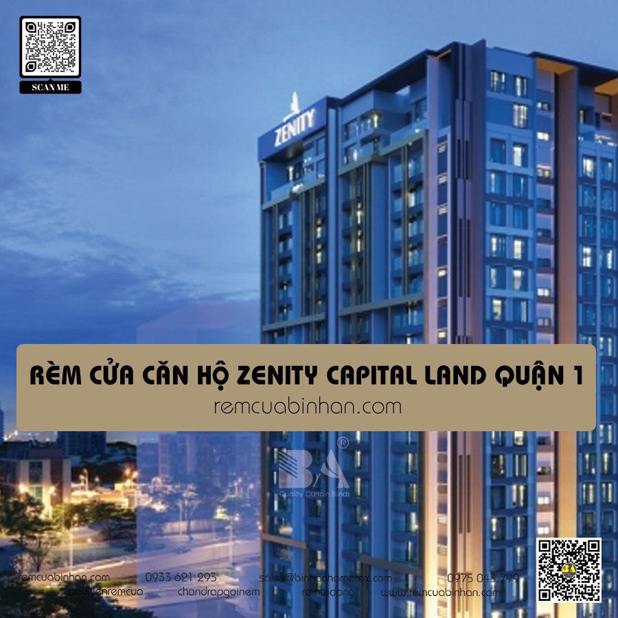 Rèm cửa Zenity Capitaland Quận 1 | Phong cách sang trọng