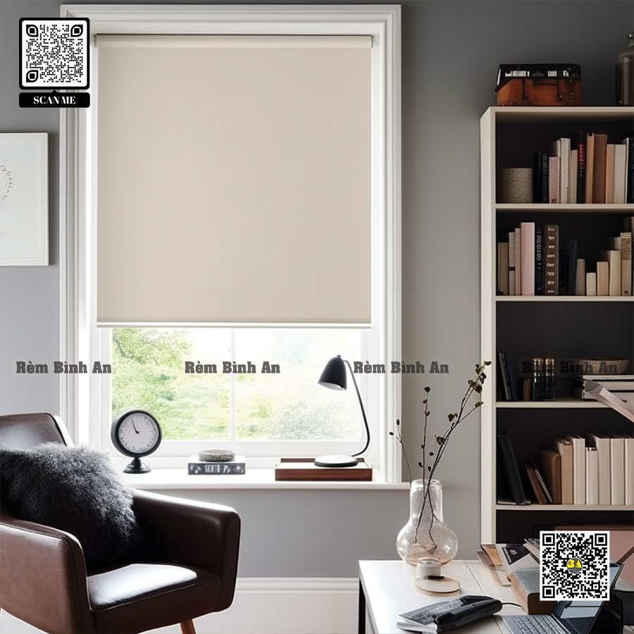 Rèm Cuốn Chống Nắng Giá Rẻ - Mành Cuốn Văn Phòng Bình An