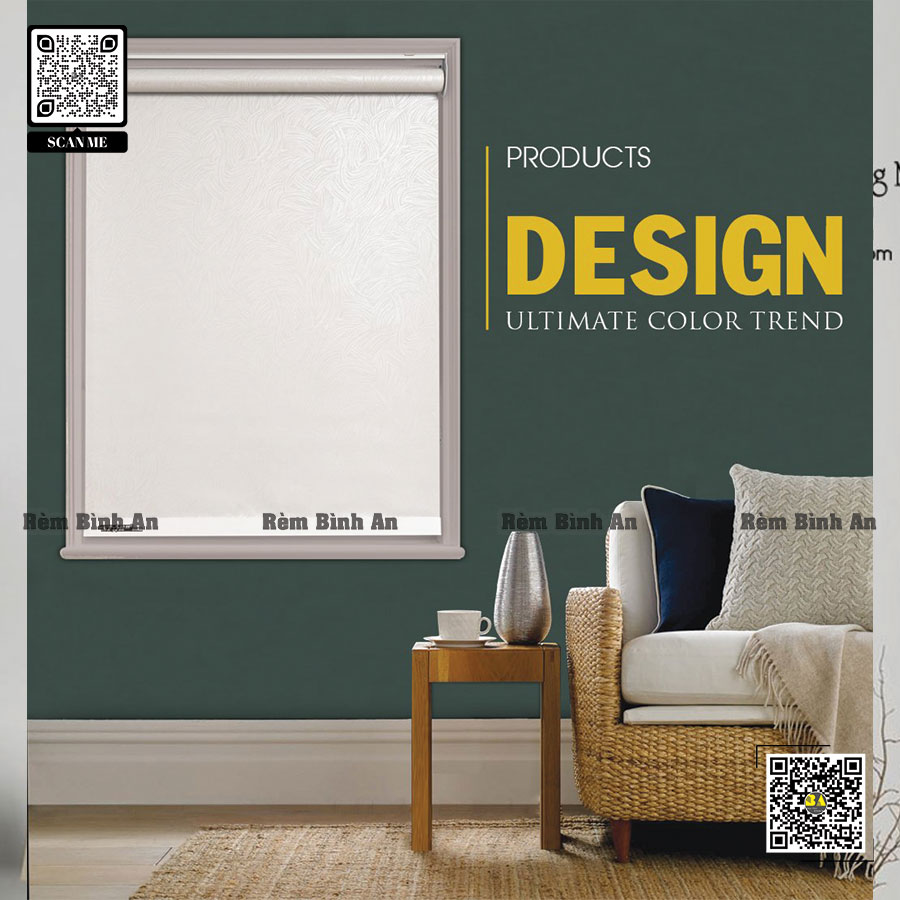 Rèm Cuốn Chống Nắng Vải Sợi Thủy Tinh Cao Cấp