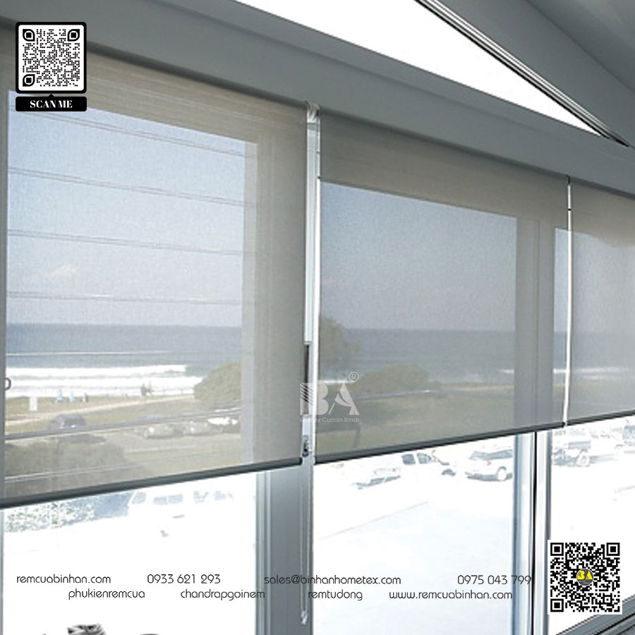 Rèm cuốn lưới - giải pháp tối ưu cho thiết kế nhà hàng và khách sạn.