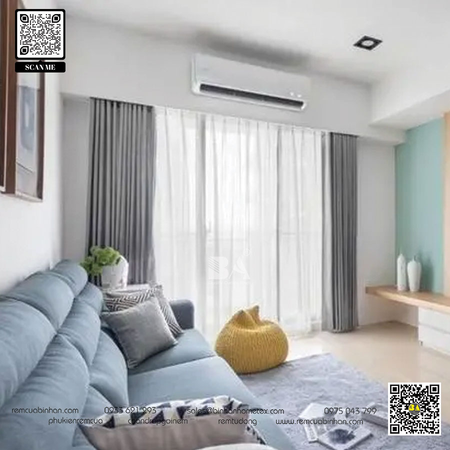 Rèm hai lớp - Sự lựa chọn hoàn hảo cho không gian sống hiện đại