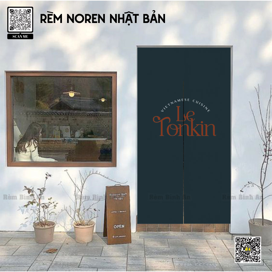 Rèm Noren Che Bếp Nhà Hàng LE RONKIN