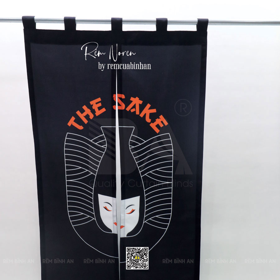 Rèm Noren In Logo Nhà Hàng Nhật Bản - Tạo Dấu Ấn Thương Hiệu Độc Đáo