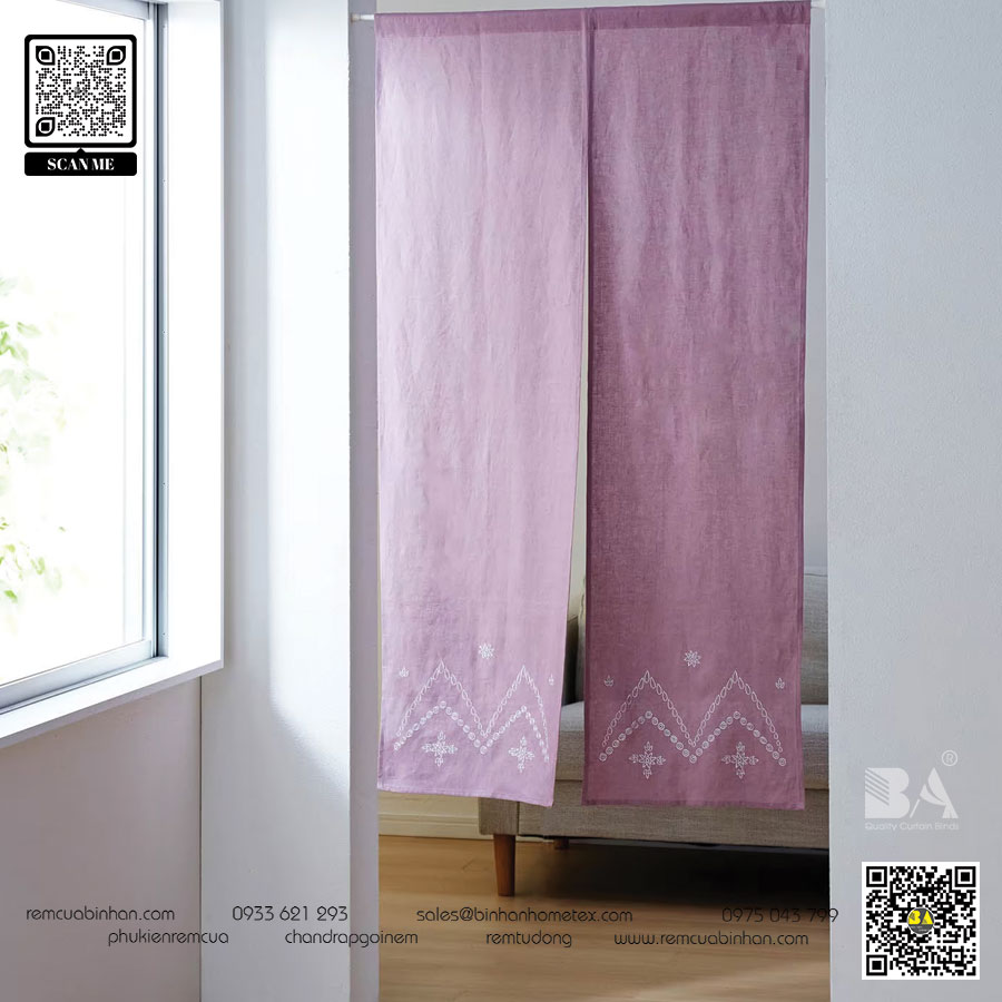 Rèm Noren - Ứng dụng tuyệt vời trong thiết kế nội thất