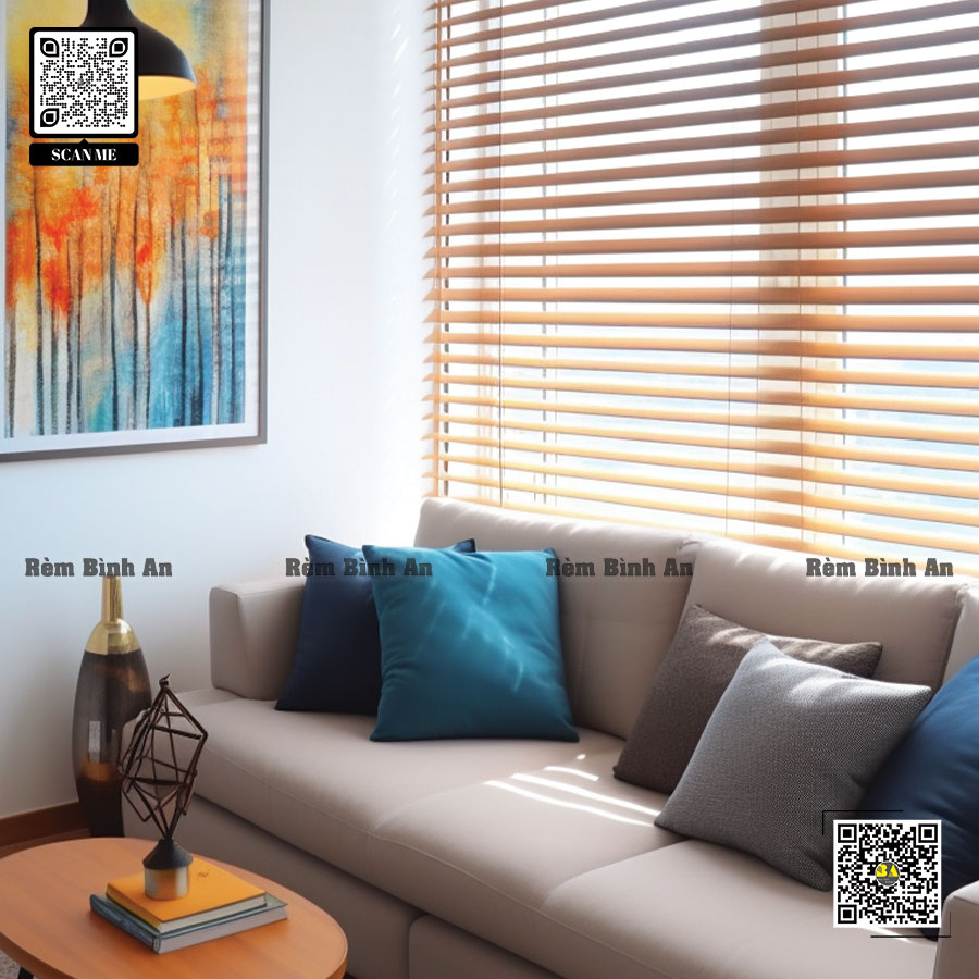 Rèm Sáo Gỗ - Mẫu Rèm Cửa Tự Nhiên Chữa Lành