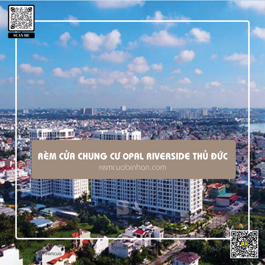 Rèm cửa Thủ Đức căn hộ Opal Riverside | Rèm cửa Bình An