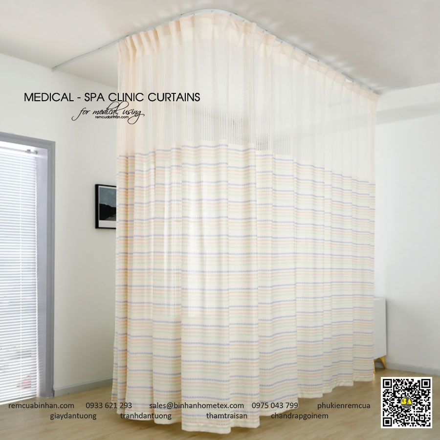 Rèm y tế Bình An May Rèm Màn Bệnh Viện Y Khoa Chuẩn An Toàn