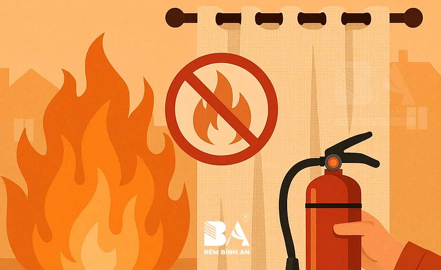 Rèm chống cháy không phải là cứu hỏa