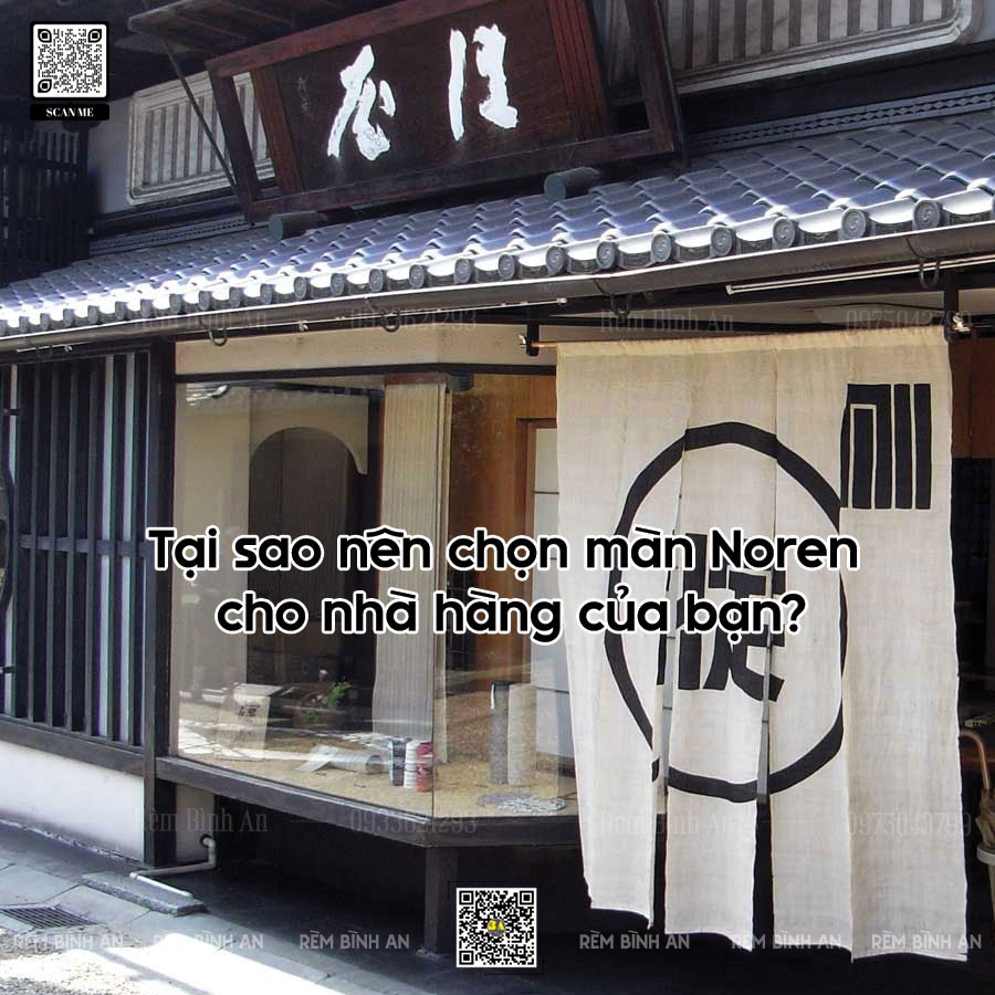 Tại sao nên chọn màn Noren cho nhà hàng của bạn?