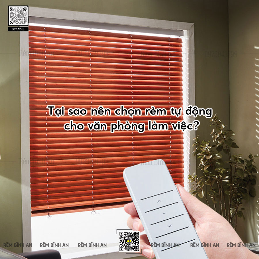 Tại sao nên chọn rèm tự động cho văn phòng làm việc?